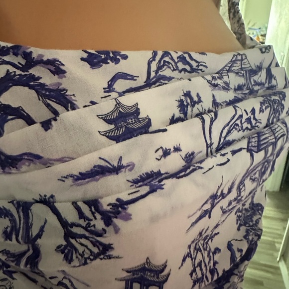 Few Moda o.p.t Classic Dress Blue Toile - Picture 7 of 9